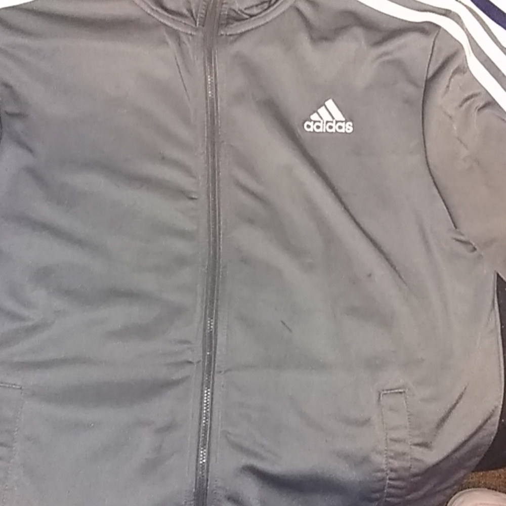 Grey adidas kids Jacket